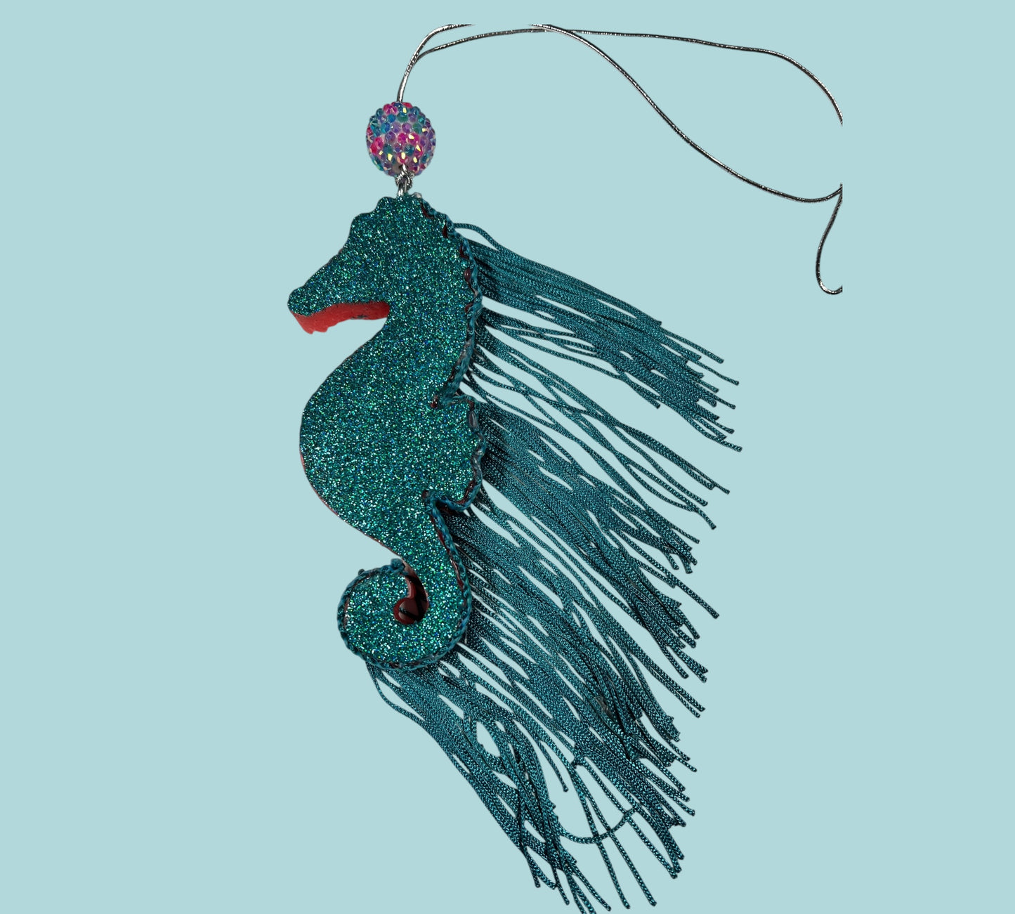 Seahorse with fringe