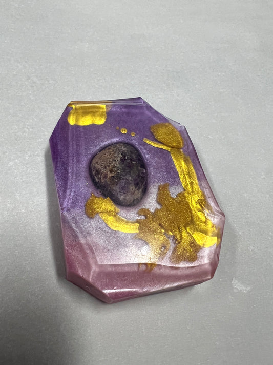 Amethyst  Crystal Soap