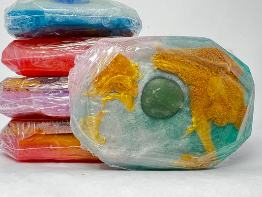 Adventurine Crystal Soap
