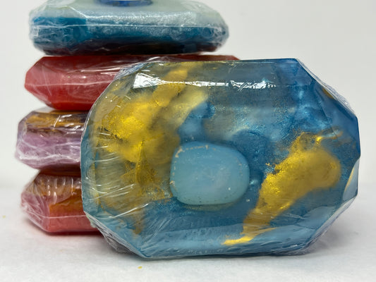 Aquamarine Crystal Soap