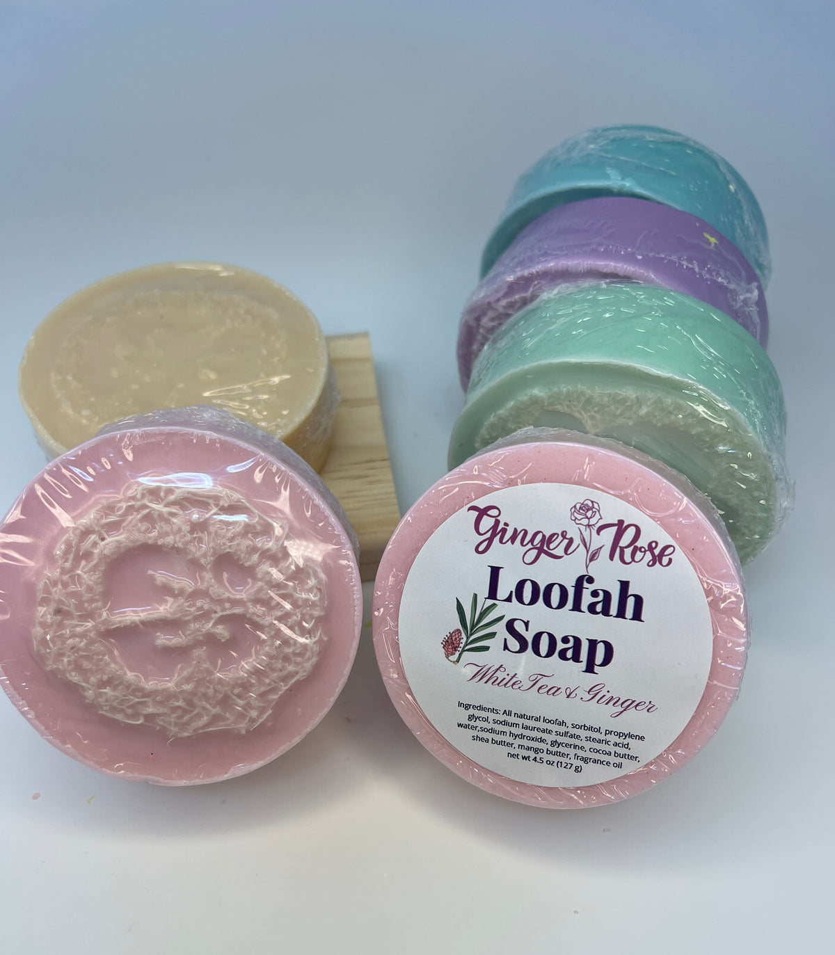 White Tea and Ginger Loofah