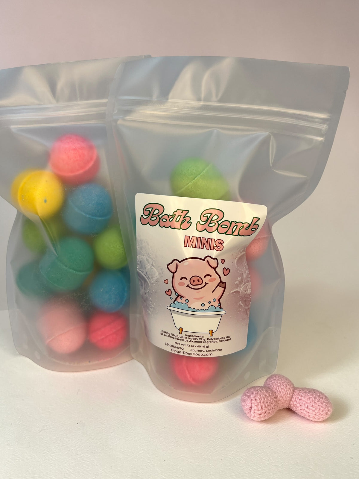 Mini Bath Bomb Themed Bags