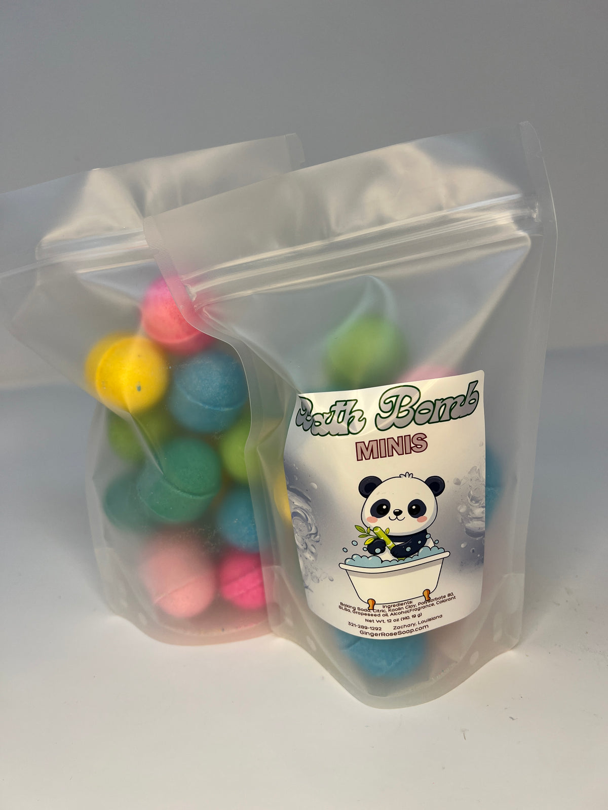 Mini Bath Bomb Themed Bags