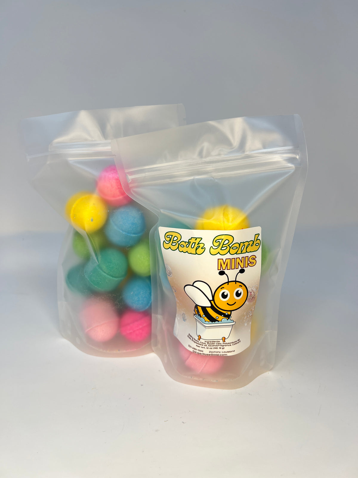 Mini Bath Bomb Themed Bags