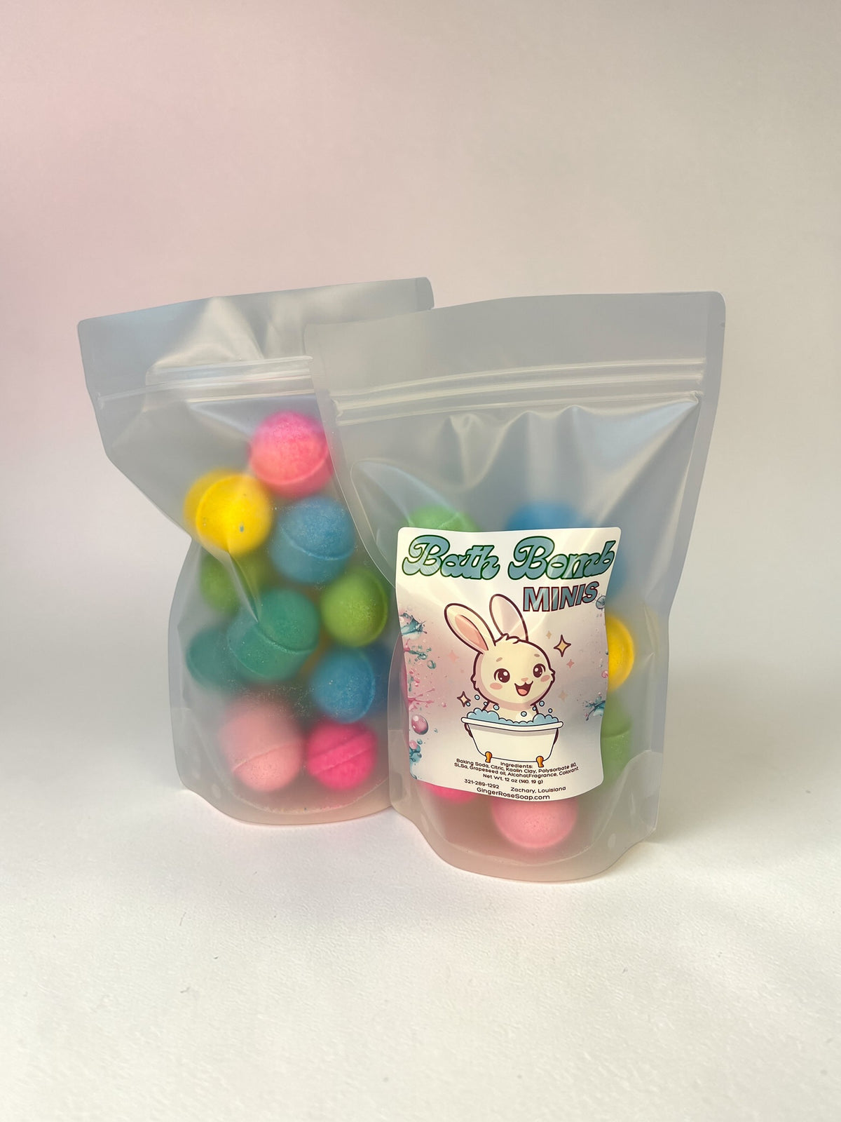 Mini Bath Bomb Themed Bags